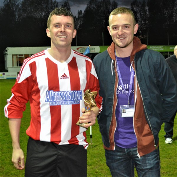 South Lancashire Football League raises hundreds for MRF – a charity close to their hearts