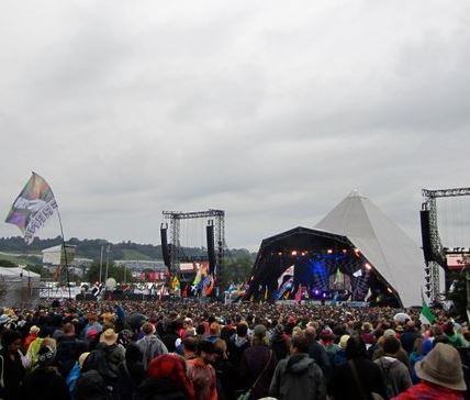 Glastonbury sharing our lifesaving message to young people