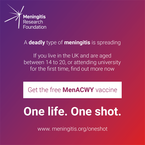 Parents urged to remind teenagers to get vaccinated against deadly meningitis and septicaemia