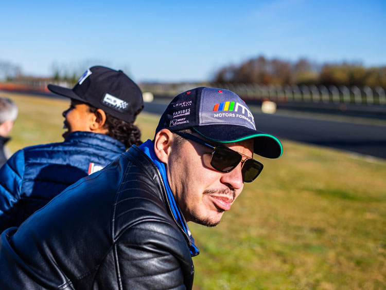 Ludovic Peze looking over the racetrack