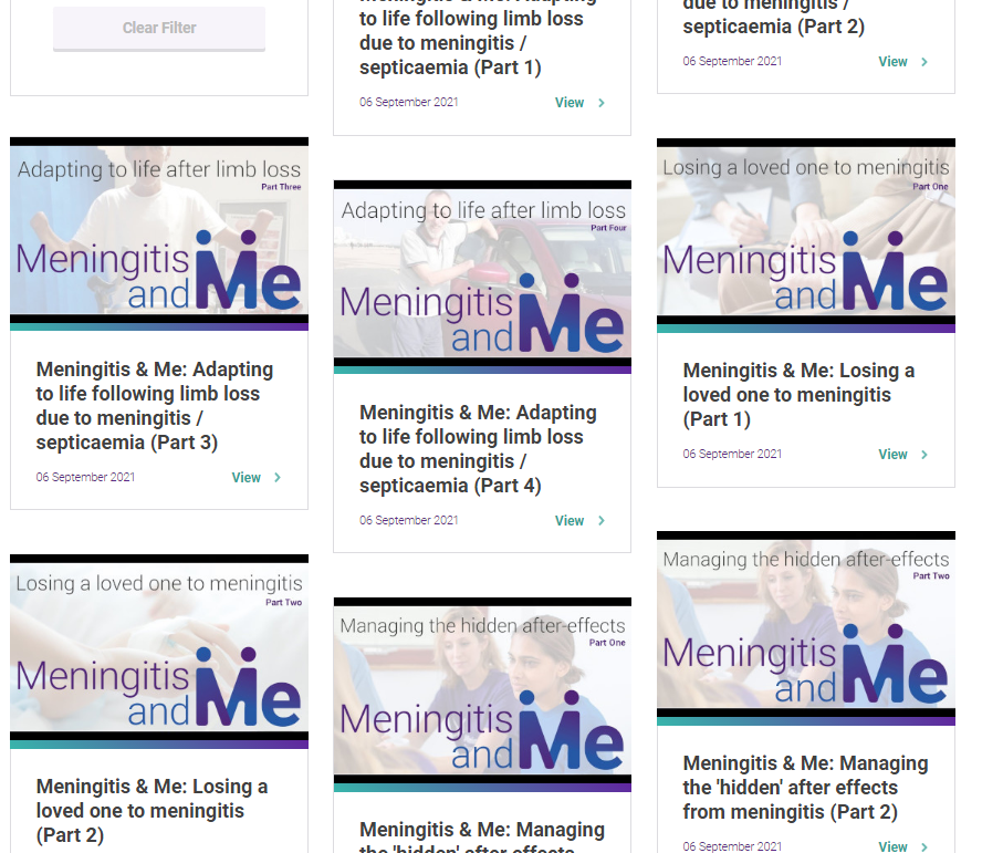 MRF launches new video series to help people cope with life after meningitis