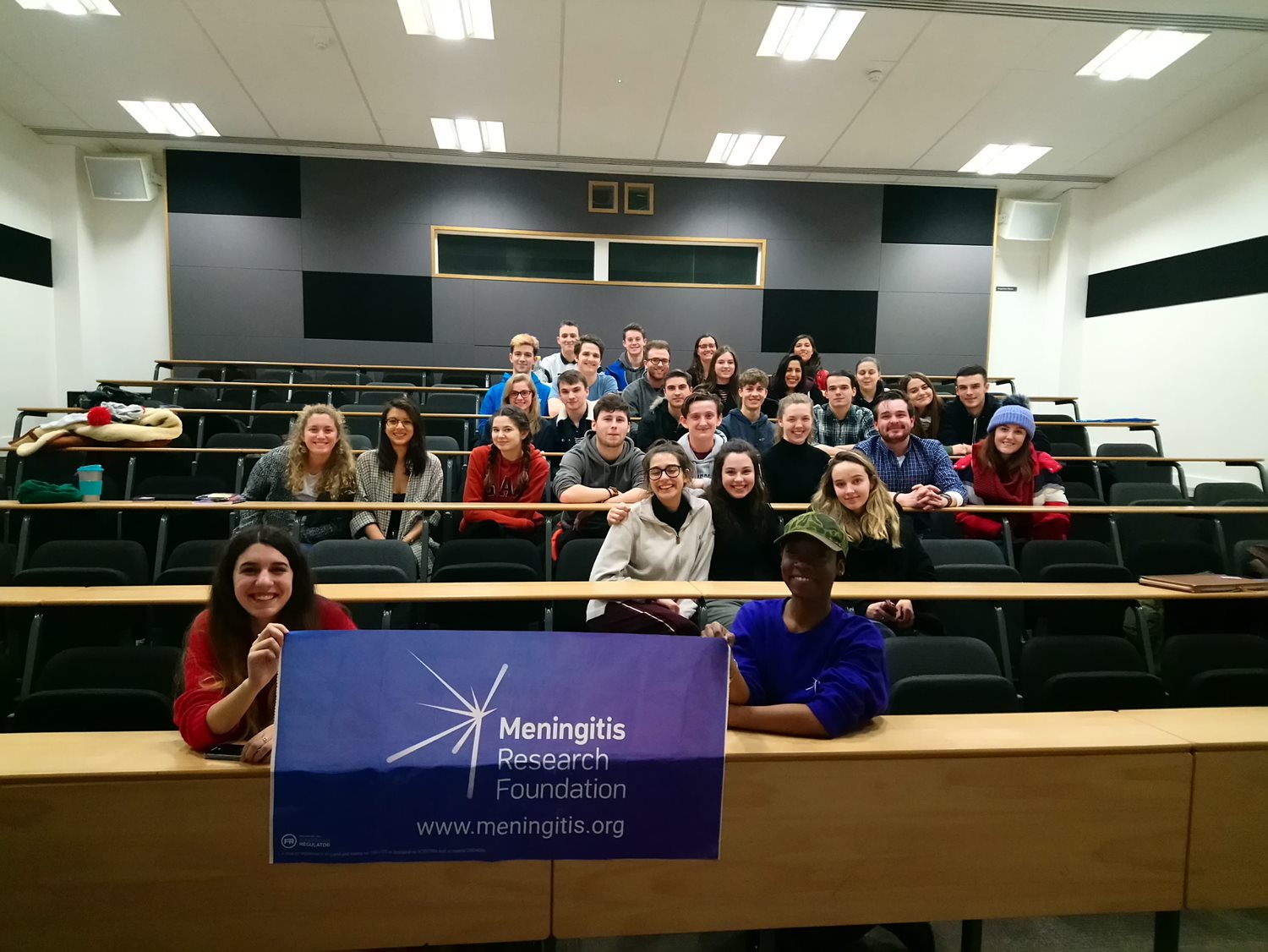 University students across the UK and Ireland learn about meningitis