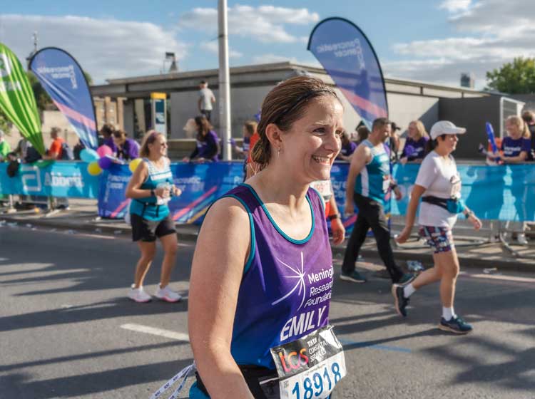 London marathon runner Emily