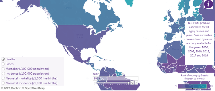 Meningitis Progress Tracker example