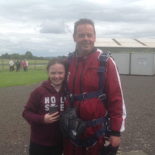 Northern Ireland Dad’s fundraising skydive after all three of his children affected by meningitis