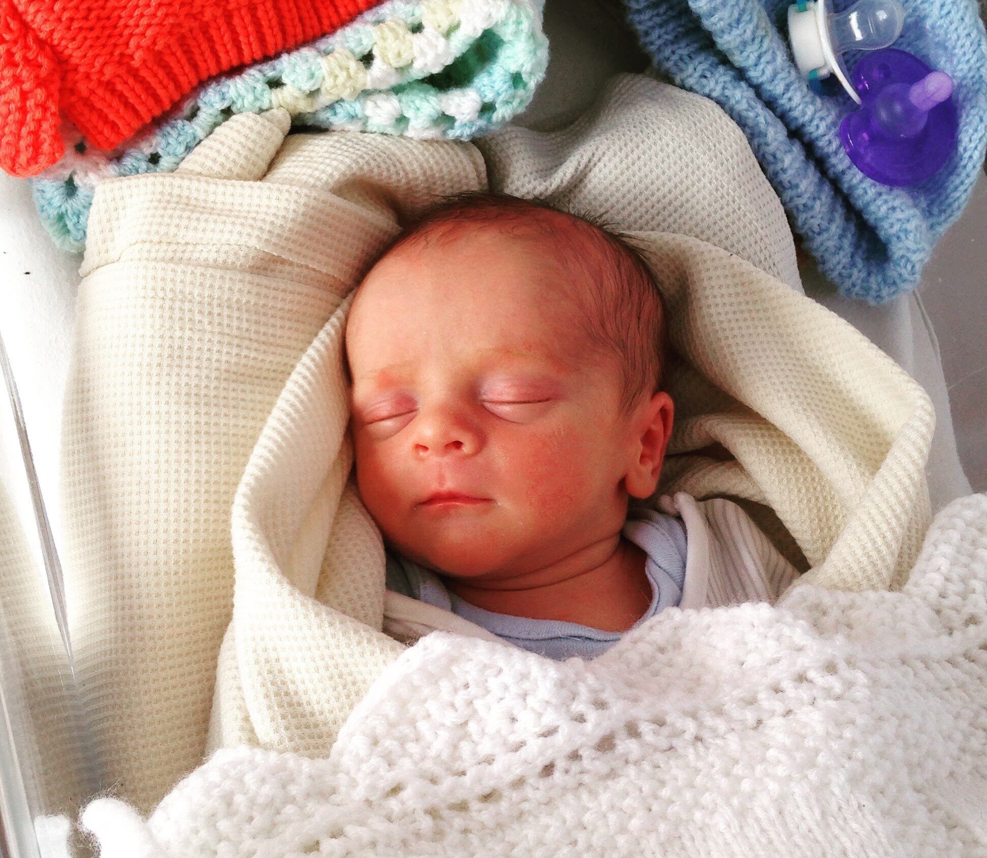 A photograph of baby Arthur Blake