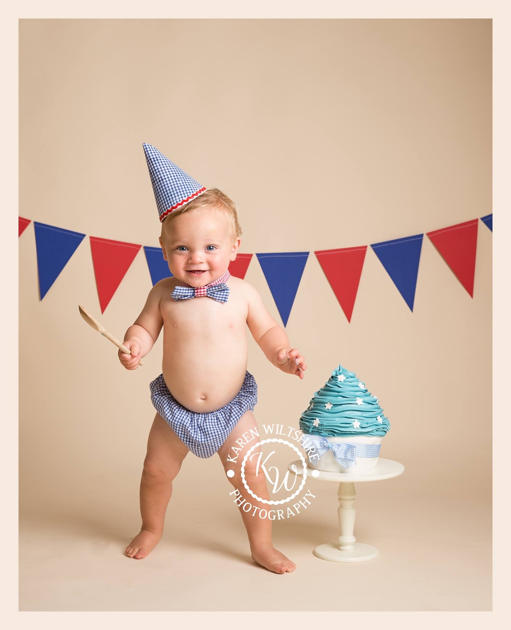 A studio photograph of Arthur Blake on his first birthday