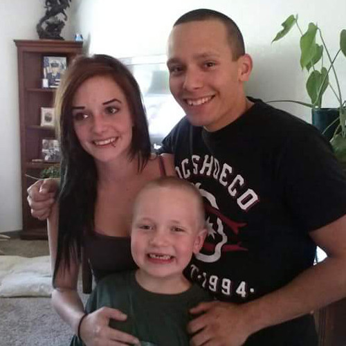 A group photograph of Boyd Steel Rogers and two older people