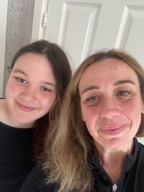 Cat Shehu and her daughter Dolcie