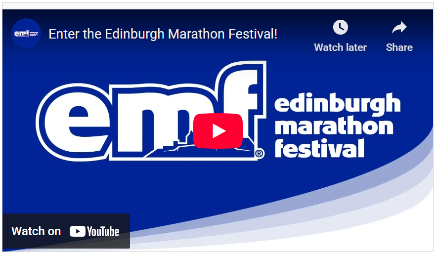 Picture of Edinburgh Marathon Festival Youtube video.