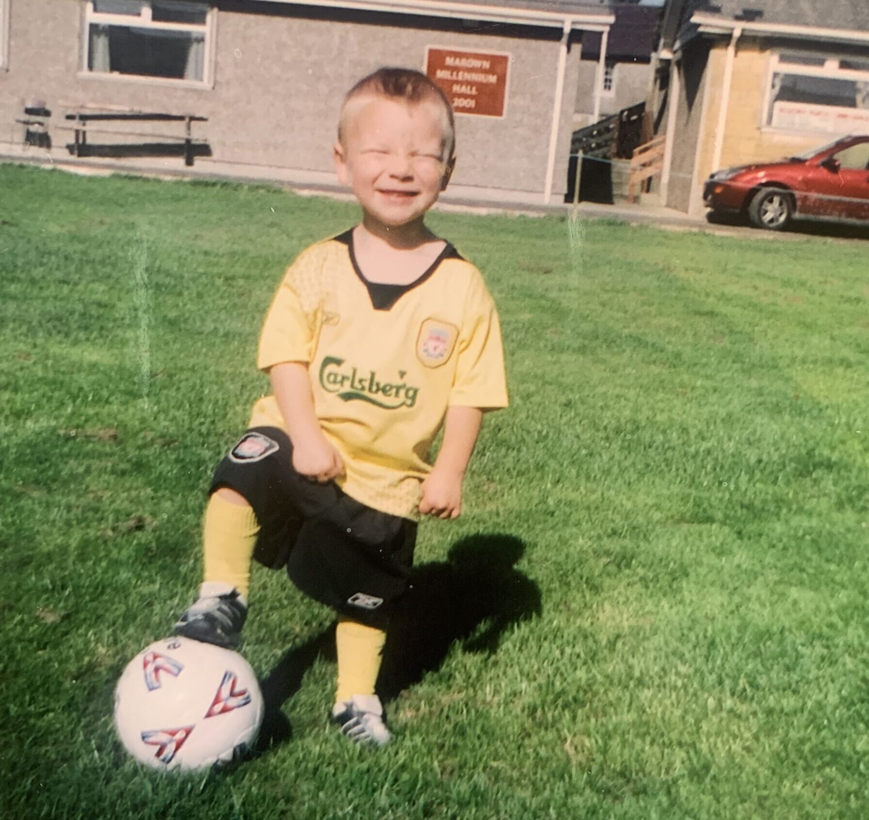 Lucas Martin as a young child