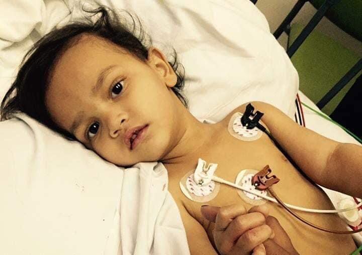 Kaya Aisake in hospital.