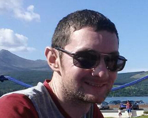 A photograph of Matthew Easton outdoors