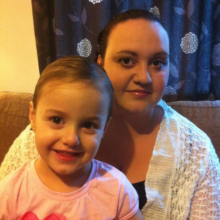 Photograph of Melinda and her mother Amelia Lancaster