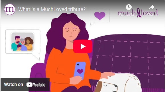 Image showing still photo of MuchLoved's tribute animated video.