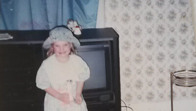 A photograph of Savannah Young as a child