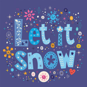 Contemporary Christmas card design