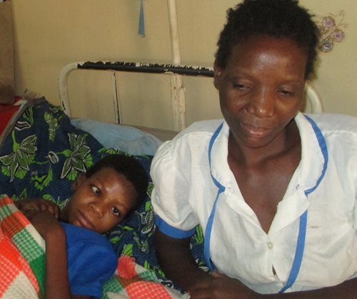 A photograph of Sausto Makiyi and his mother